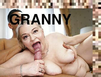 Insatiable granny Betsy B gets deeply fucked