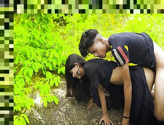 Oh Dear Mountain Boy Fucks His Girlfriend Sudipa In The Jungle Openly ( Hindi Clear Audio )