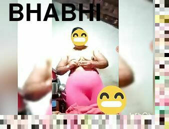 Today Exclusive- Desi Telugu Bhabhi Showing Her Big Boobs