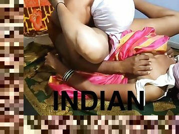 Indian Village Couple In Pink Color Saree Sex - Bengali Boudi
