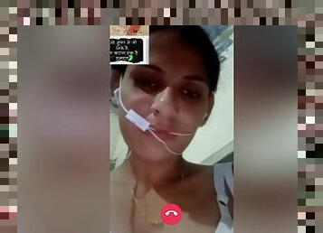 Today Exclusive- Sexy Bihari Girl Showing Her Boobs On Video Call Part 6