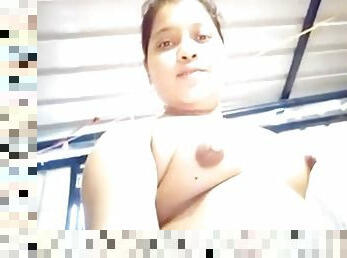 Chubby Bhabhi Topless Show Selfie Cam Video