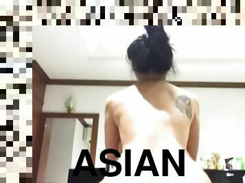 Must Watch Thick Curvy Asian Interracial Mixed Seduces Tourist Riding Dick Handjob Cum