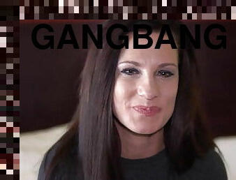 Charley's 1st gangbang & bukkake