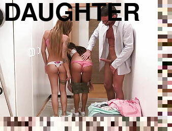 Guy gets to fuck the both of his stepdaughters