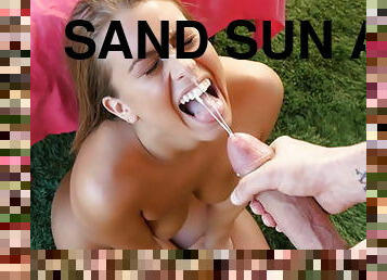 Sand sun and buns