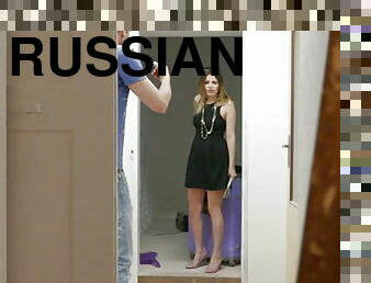 Russian tourist Jessica fucks foreign painter