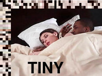 Tiny white teen and a BBC