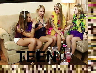 Teen sex party getting started