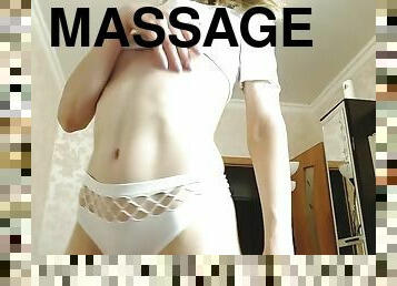 I massage myself and make you happy