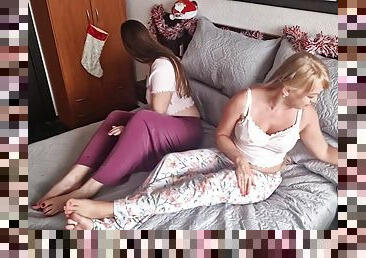 Ersties - Best friends exchange sexy gifts before using them for lesbian sex