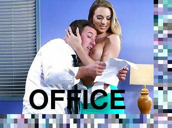 Office meeting leads to bareback fuck with boss Juelz Ventura