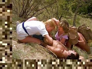 Nice classic porn movie with lots of outdoor scenes
