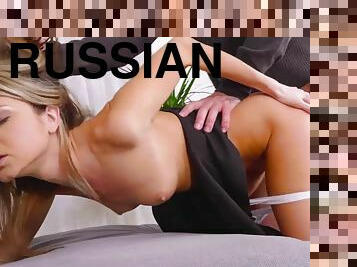 Rough anal treatment for Russian whore Gina Gerson