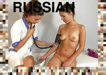 Wicked Russian Girl Needs Orgasm In Gynecologist Cabinet