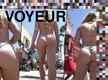 A Sultry Collection Of Big Ass Bikini Close Up Beach Voyeur HD Video