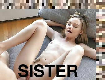 Frivolous Step-Sister Gets Fucked In Different Positions