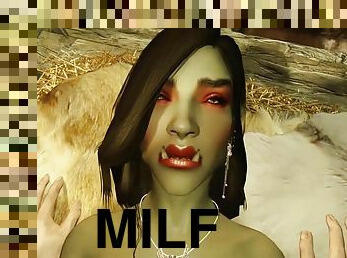 3D Orc Milf Decides To Fuck A Human Outlander Hentai