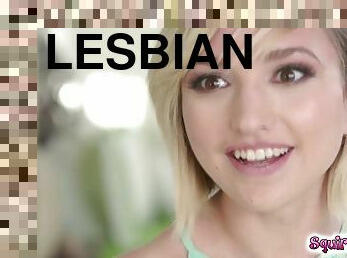 Lesbians Brett and Eliza lick and play until orgasm