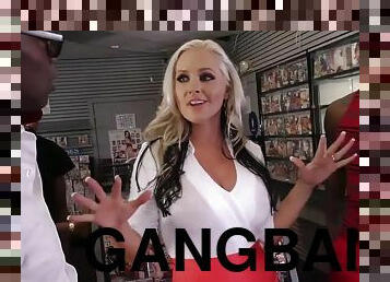 Alena Croft's First Anal Hardcore Gangbang