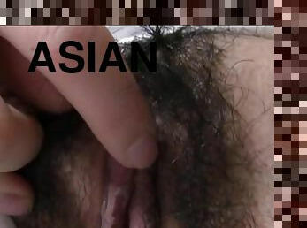 asian skank spreads her coochie