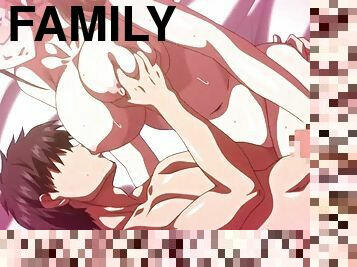 Big Titted Family - cartoon hentai porn video