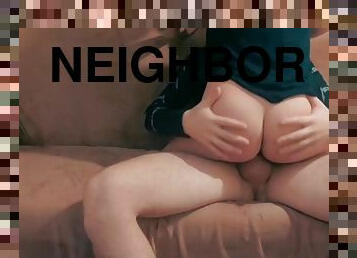 I didnt know my neighbor turned on the camera