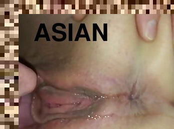 I lick wet pussy of amoral asian whore in the Thailand