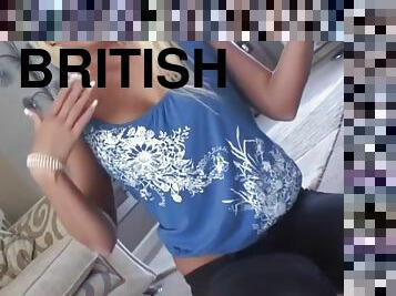 British blonde slut farts