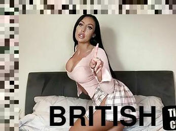 Brit sph domme humiliates and teases on cam