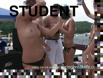 Wild Party Girls On The Lake - lewd students