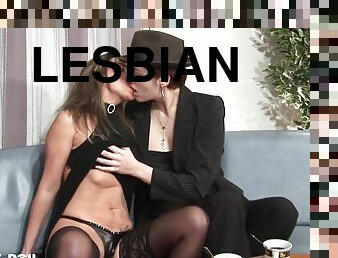 Exciting Pervert Joins Lesbians