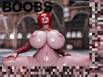 3d cartoons - big boobs