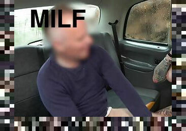 Naughty MILF Ava Austen fucks taxi driver