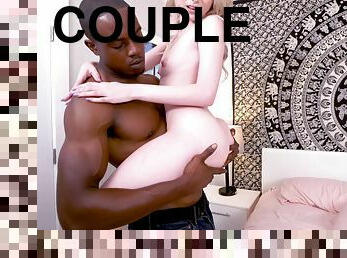 Interracial dicking with blonde Cecelia Taylor and her BF