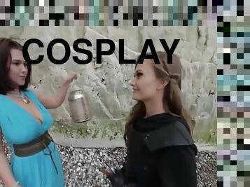 Big Tits YARA GREYJOY In Lesbo Cosplay Action