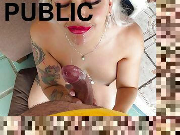 REAL PUBLIC MEET AND FUCK - German tourist pick up Mexican Street Slut