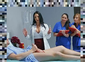 Horny doctor Angela White checks-up well-hung Markus Dupree