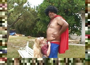 Hardcore outdoors sex between a fat dude and sexy Tawny Ryden