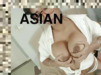 Big titty Thai prostitute wants her daily dose of cock