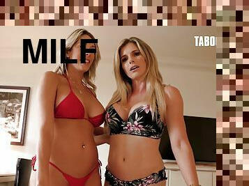 HD POV video of FFM threesome with Cory Chase and Nikki Brooks