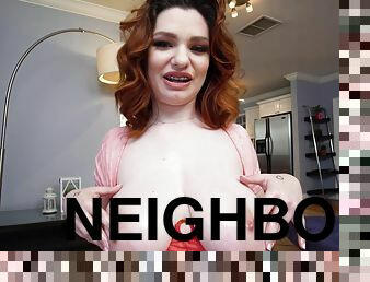 Chubby redhead neighbor Annabel Redd wants to be fucked hard