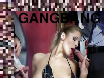 Jane Darling hot babe gangbang scene