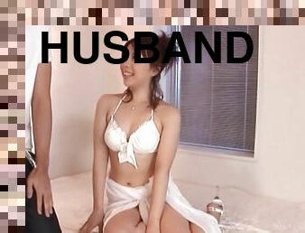 Passionate dick sucking makes her husband cum - Maki Mizusawa