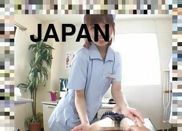 Japanese nurse sucking a dick in POV video - Mizutori Fumino