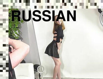 Russian beauty wants to conquer the modeling