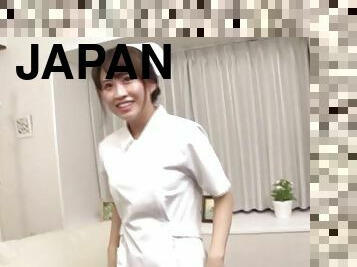 Naughty Japanese nurse gets horny & receives a manhood in her cunt