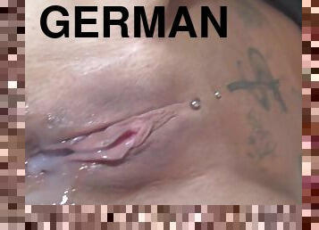 REAL DATE - German amateur tattoo milf get creampie