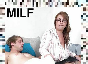 48 Year old MILF Titty Fucking Big cumshot