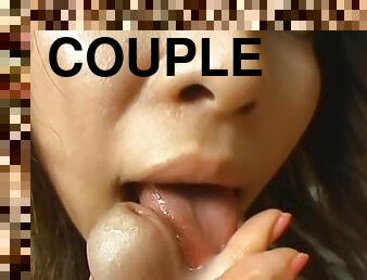 POV video with Devi sucking a dick in a close up video - HD
